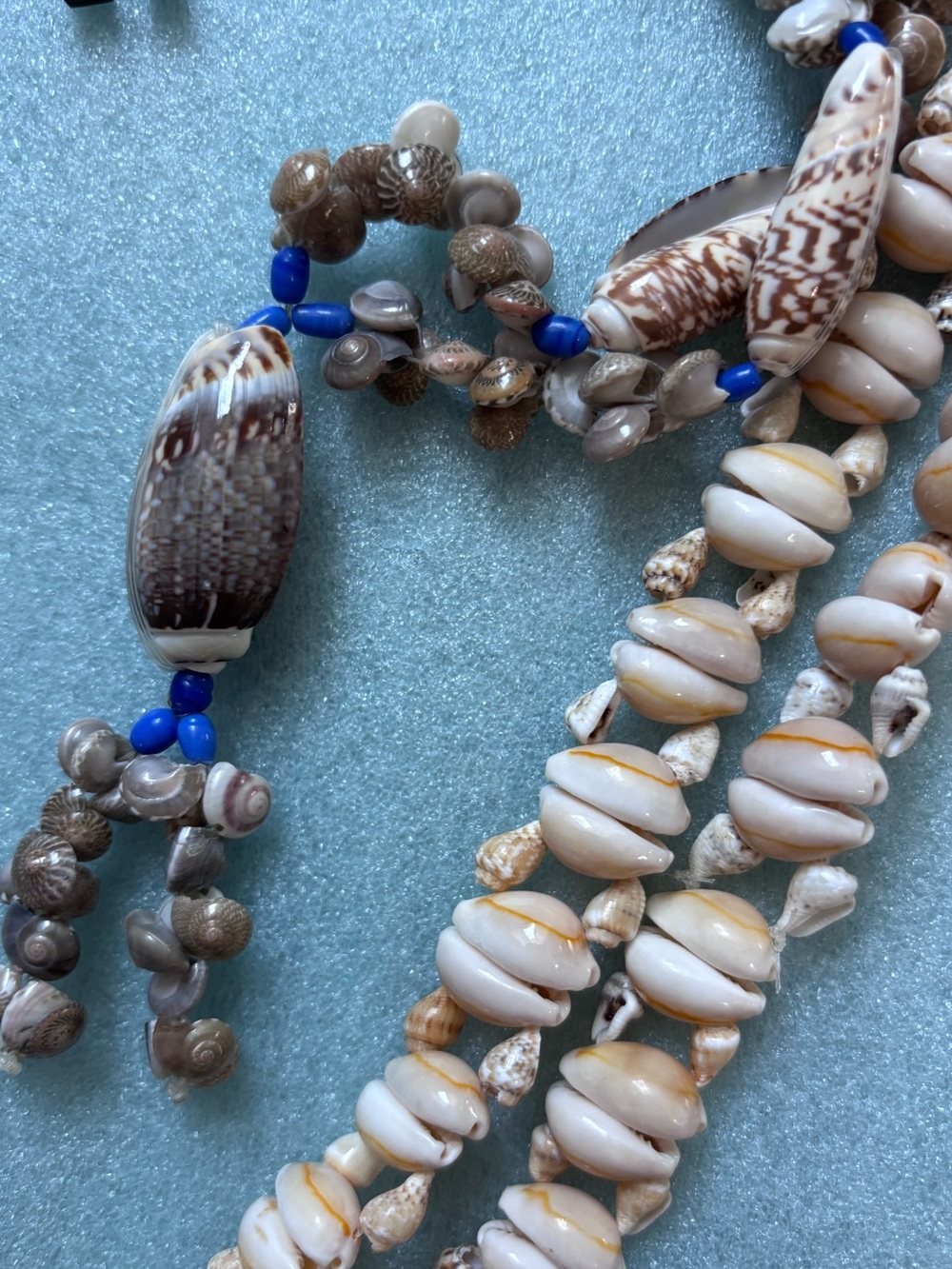 Handcrafted vintage Coastal Shell  Wood Jewelry Bundle - ethnic, tribal, coastal - Picture 2 of 5